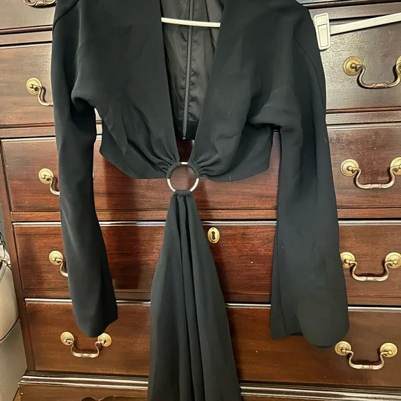 Cinq a sept black cut out mini dress - Picture 2 of 3